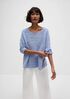 Organic Linen Cotton Slub Crew Neck Top