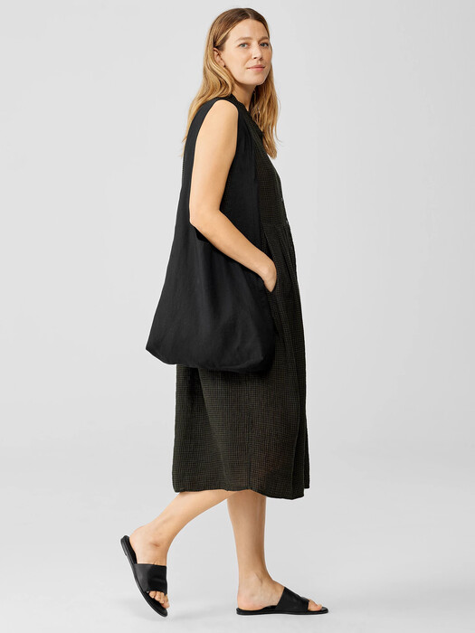 Organic Linen Shopper Tote