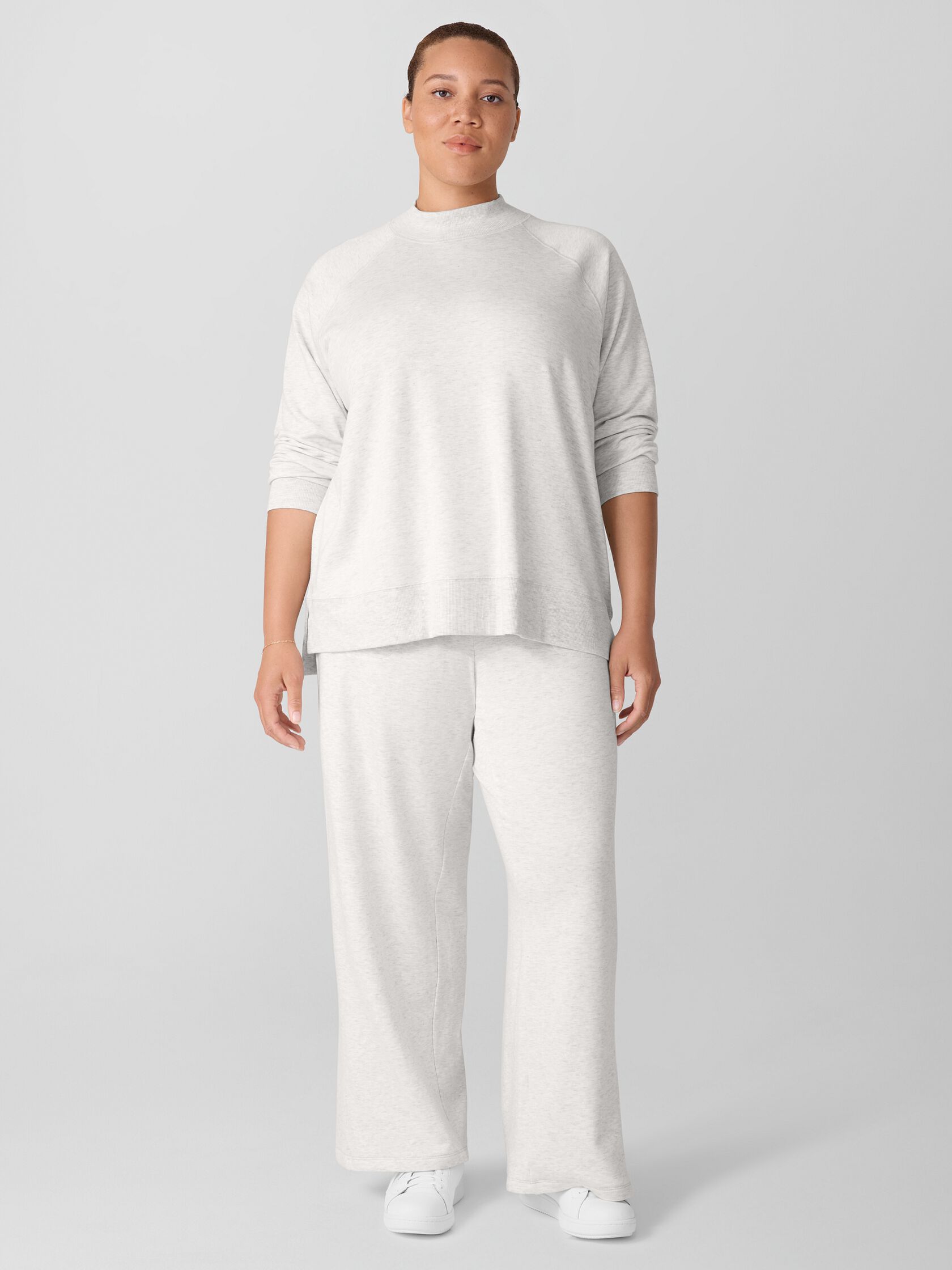 Cozy Brushed Terry Hug Straight Pant