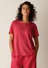 Organic Linen Jersey Crew Neck Tee