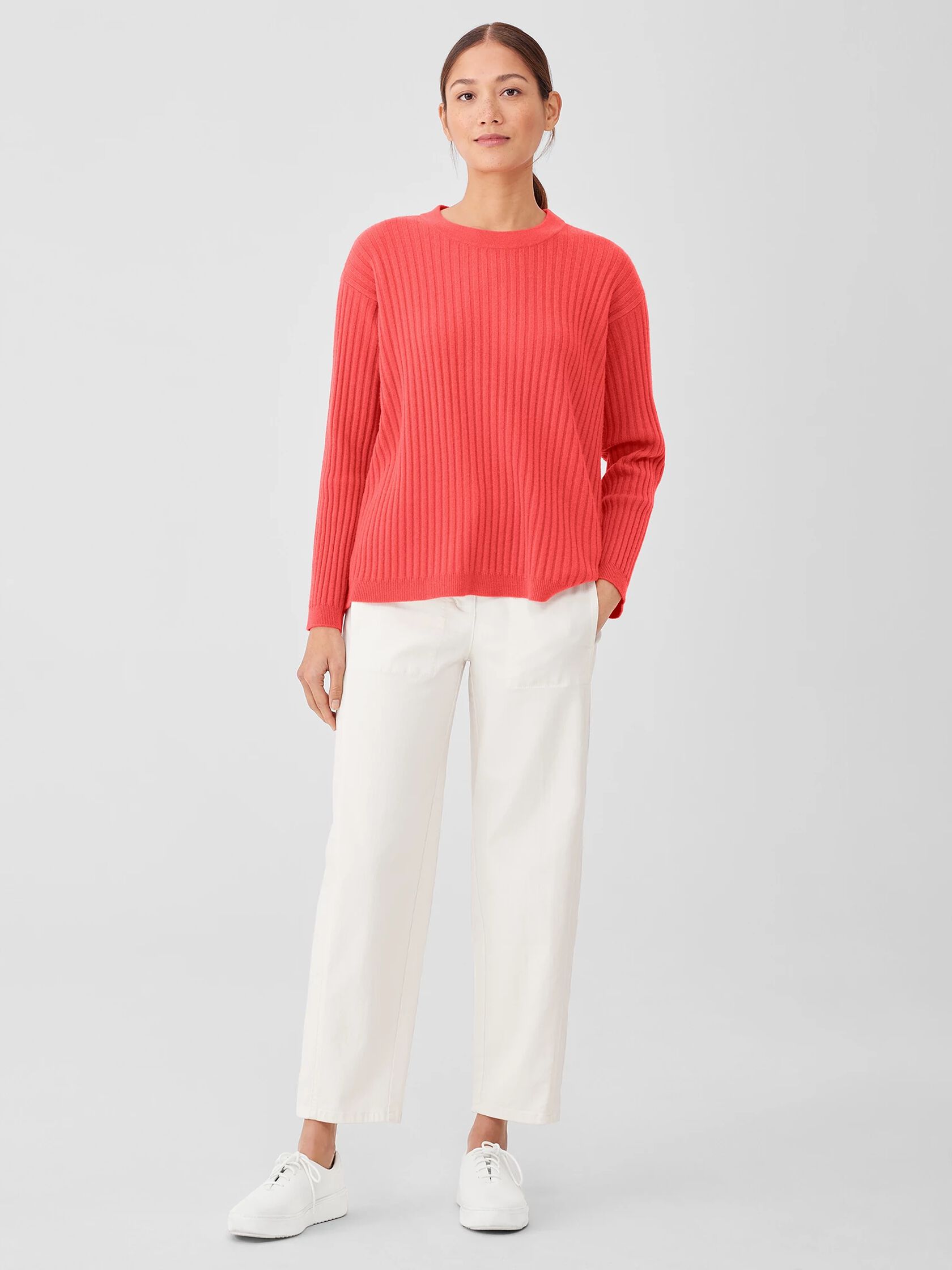 Italian Cashmere Crew Neck Top