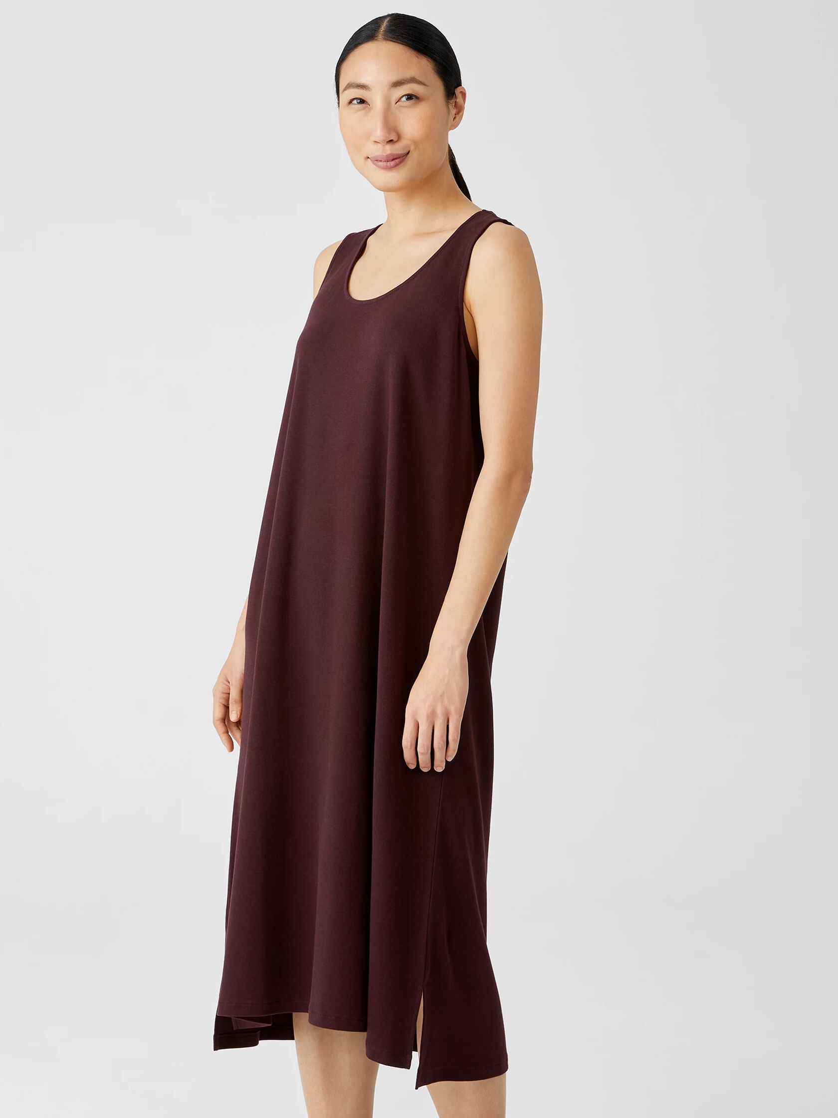 Cozy Organic Cotton Interlock Tank Dress