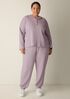 Waffle Cotton Blend Doubleknit Jogger Pant