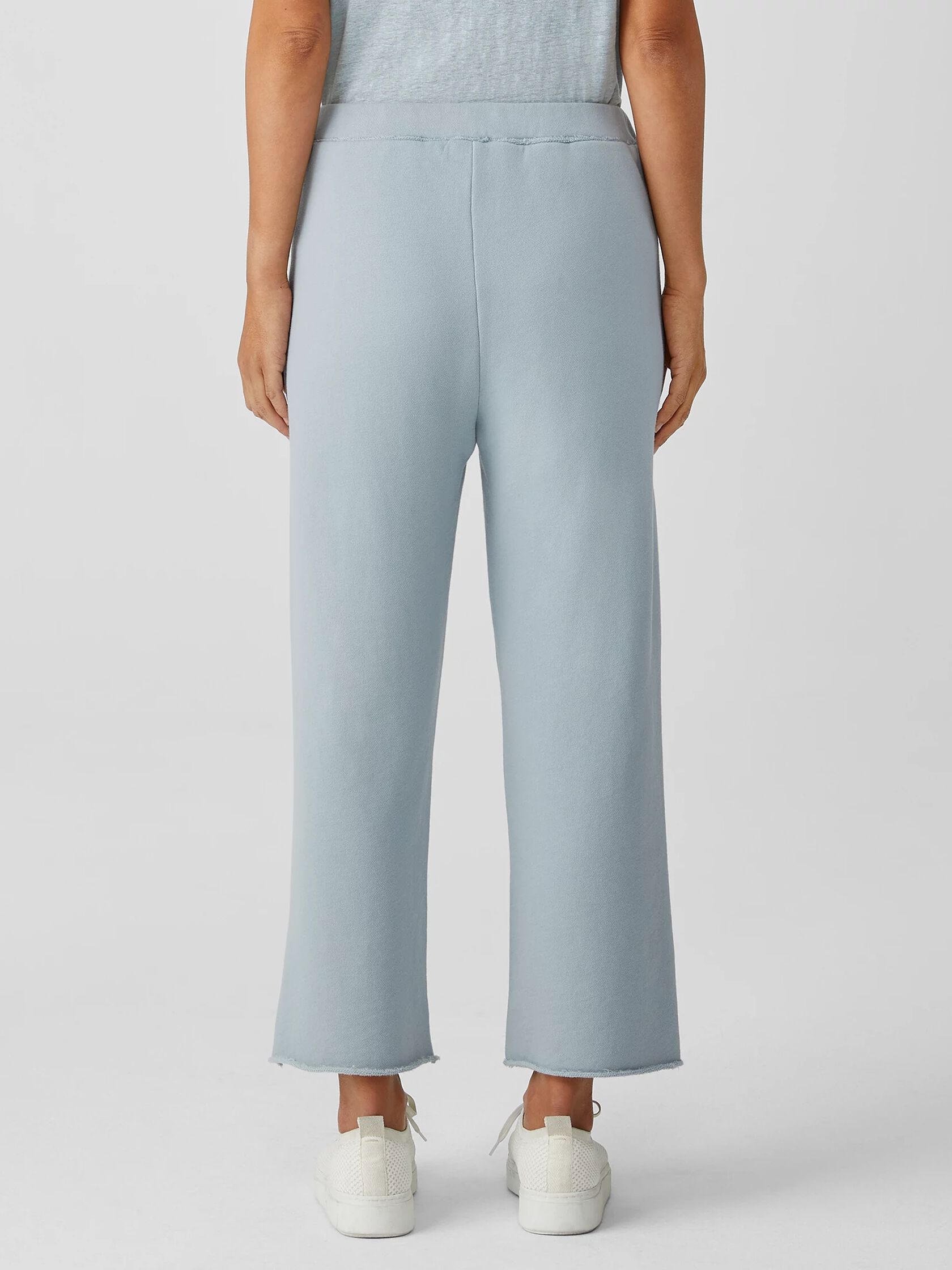 Organic Cotton French Terry Straight Pant