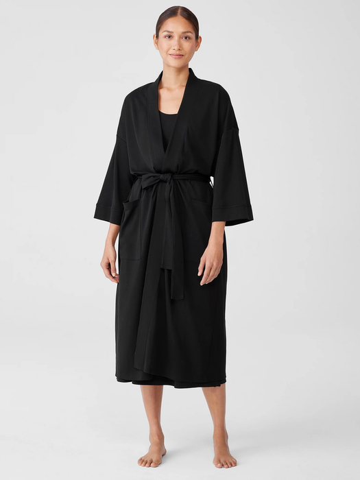 Cozy Organic Cotton Interlock Robe