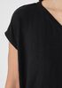 Organic Linen Jersey V-Neck Tee