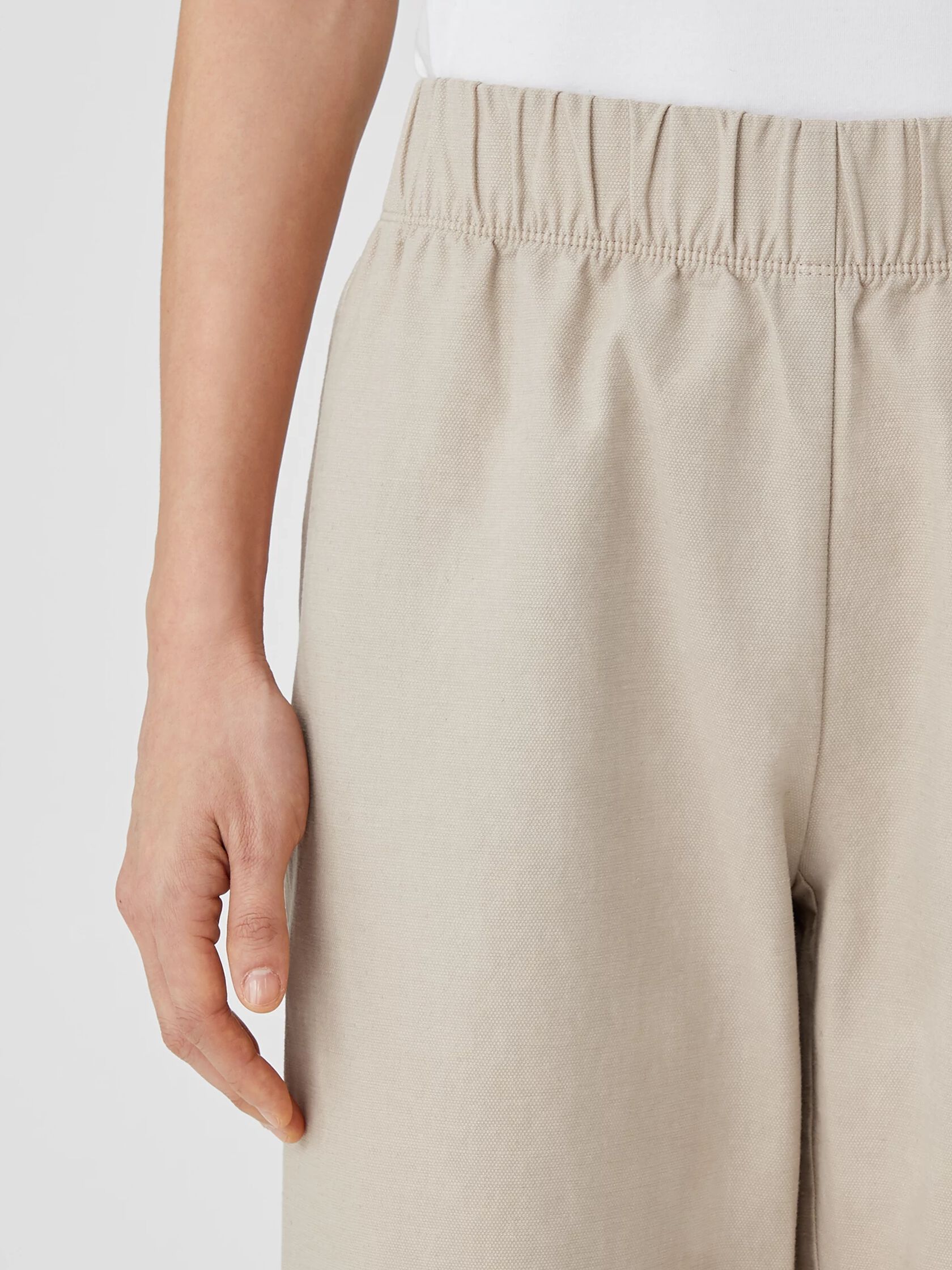Cotton Hemp Straight Pant