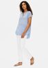 Organic Linen Jersey Mandarin Collar Tunic