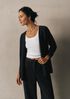 Organic Linen Cotton Wrap Cardigan