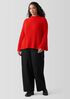 Cotton Fluff Rib Turtleneck Top