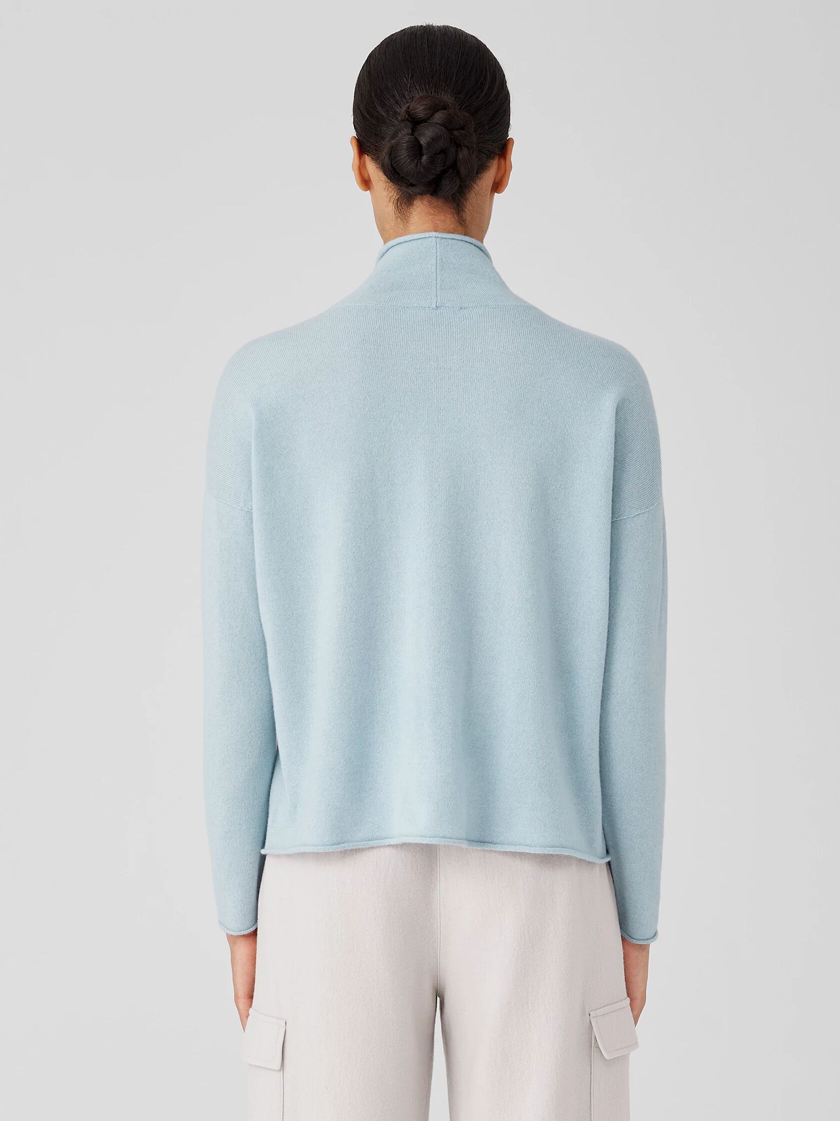 Italian Cashmere Turtleneck Top