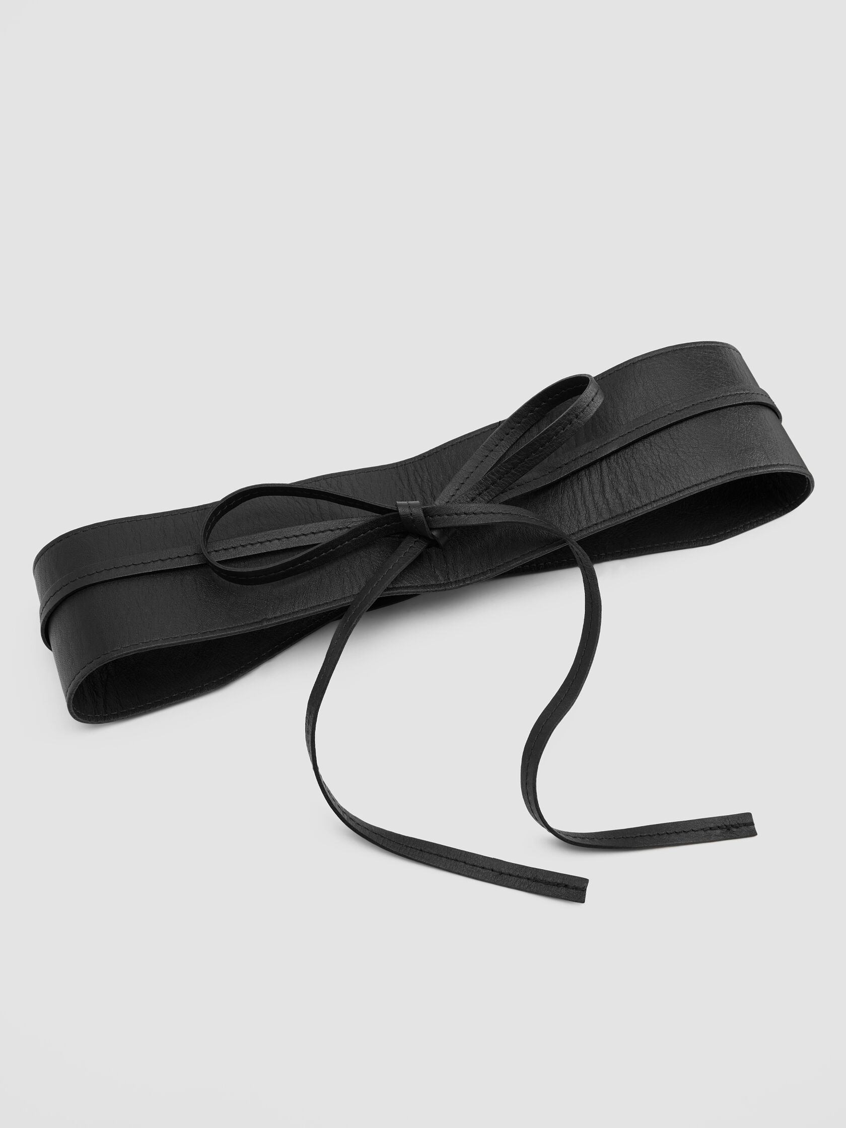 Buttery Leather Wrap Belt