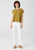 Organic Linen Cotton Seed Square Top