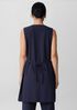 Organic Cotton Pucker Long Vest