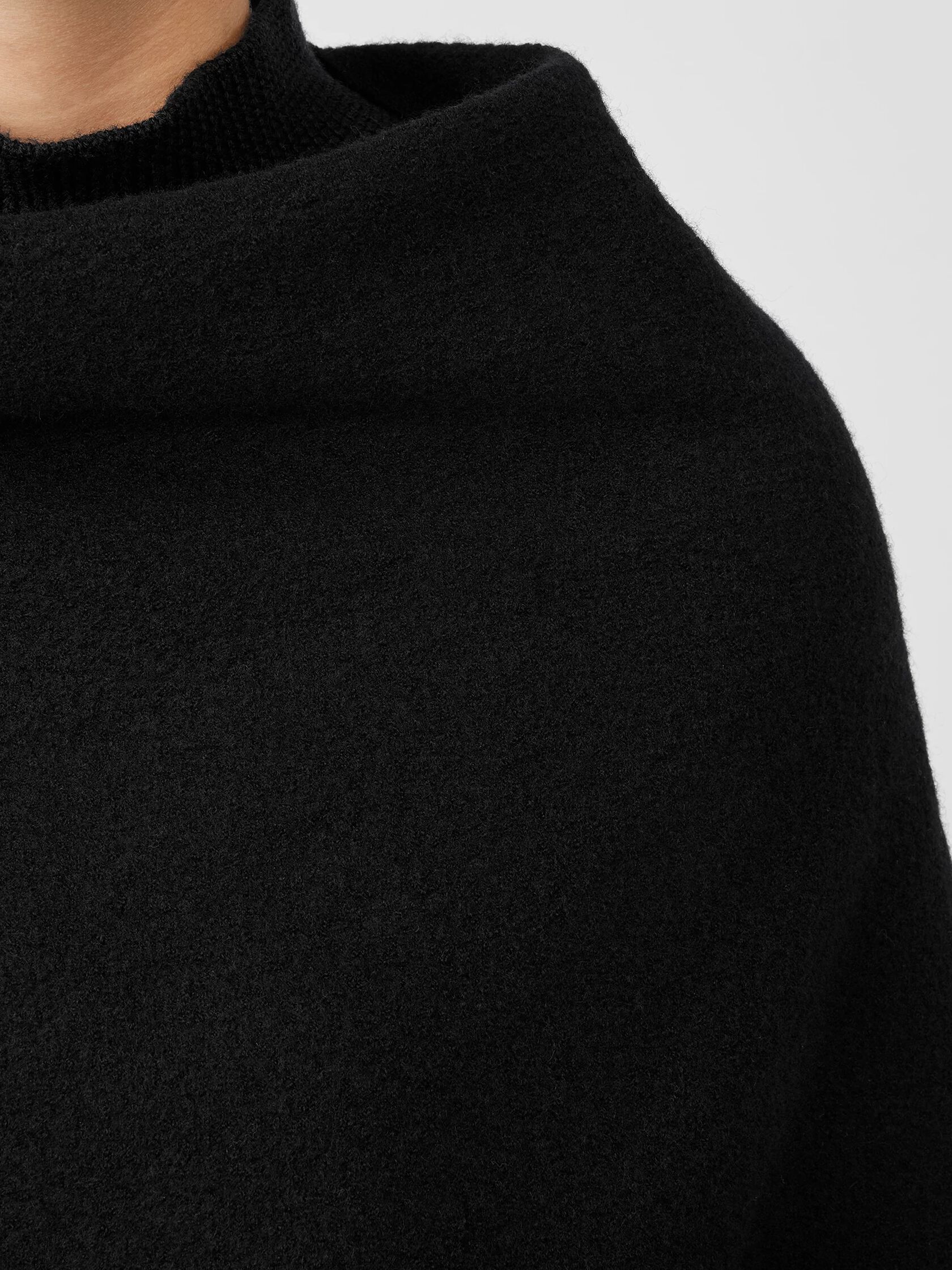Lightweight Boiled Wool Serape in Responsible Wool
