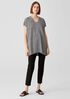 Organic Linen Cotton Twist V-Neck Top