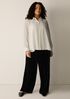 Sheer Silk Georgette Classic Collar Pintuck Shirt