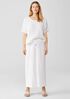 Organic Cotton Gauze Wide-Leg Pant