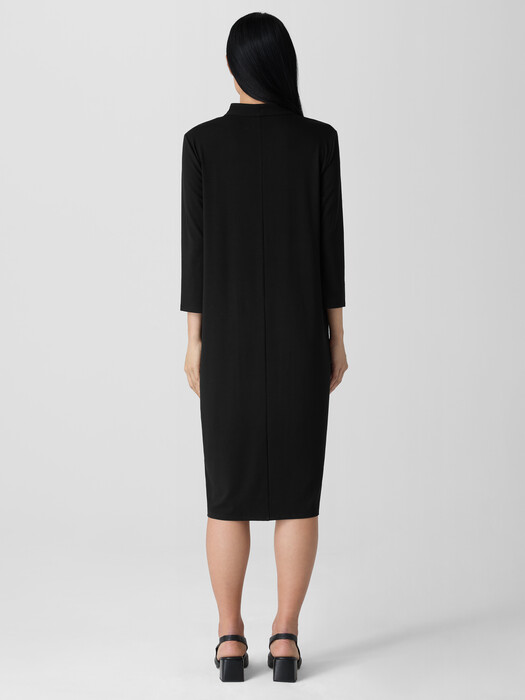 Stretch Jersey Knit Oval Dress
