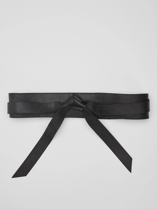 Buttery Leather Wrap Belt