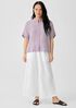 Puckered Organic Linen Short-Sleeve Shirt