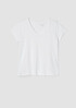 System Organic Cotton Slub V-Neck Tee