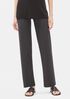 Washable Stretch Crepe Straight Pant