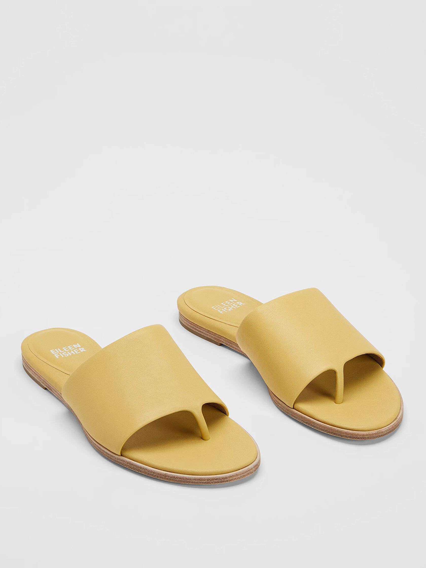 Edge Leather Slide Sandal