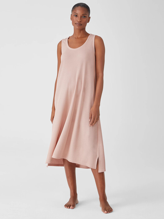 Cozy Organic Cotton Thermal Tank Dress | EILEEN FISHER Cozy Organic Cotton Thermal Tank Dress | EILEEN FISHER