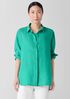Organic Handkerchief Linen Classic Collar Shirt