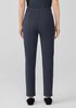 Cotton Blend Ponte Slim Pant