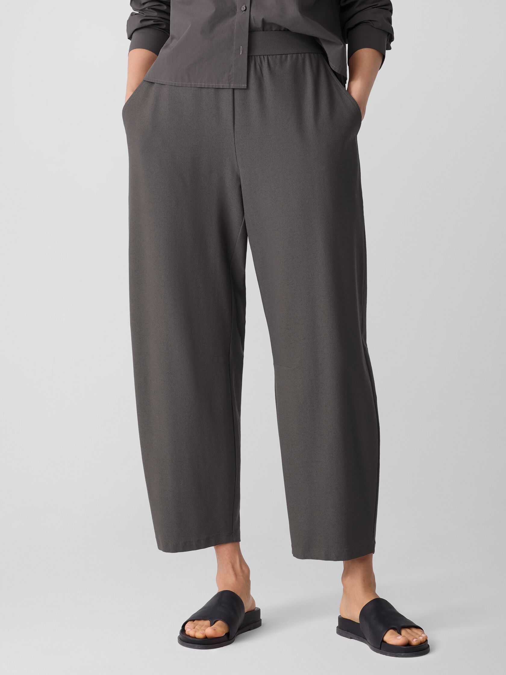 Washable Stretch Crepe Arch Pant
