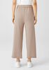 Lightweight Organic Cotton Terry Straight Pant