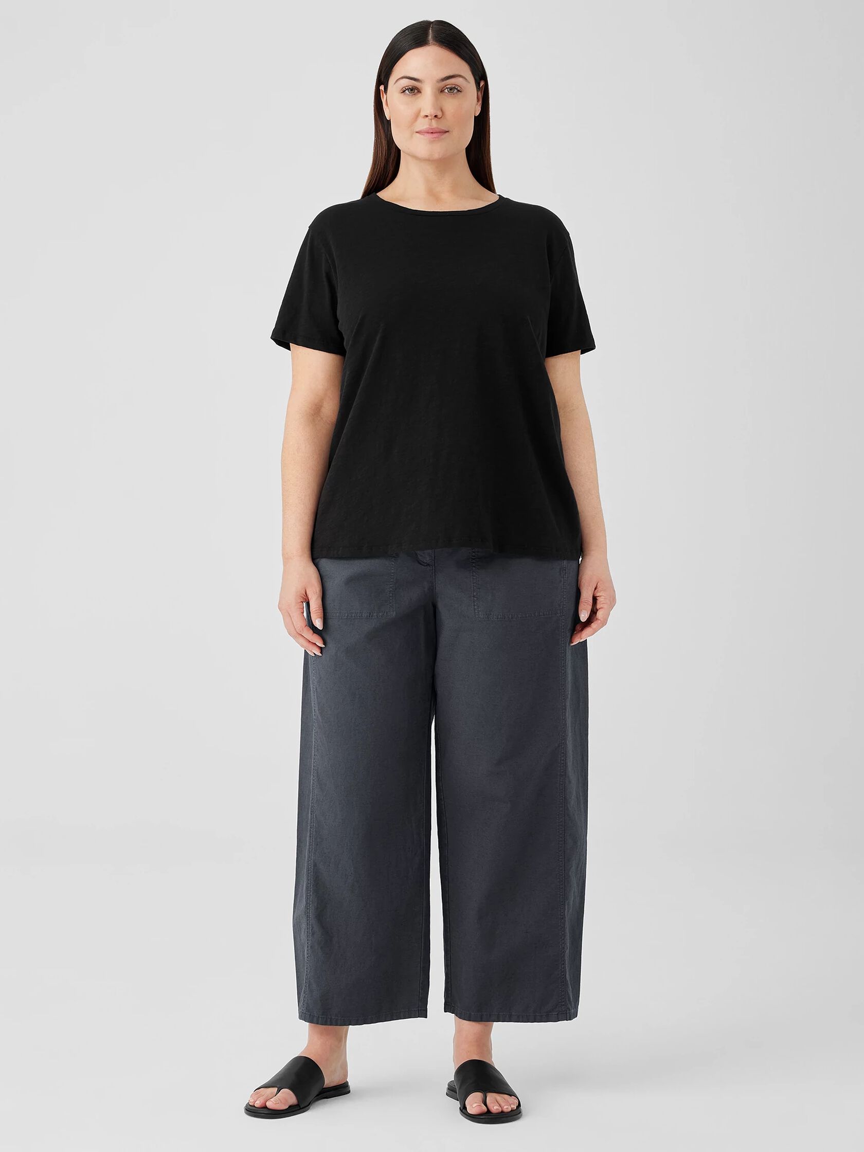 Organic Cotton Slubby Jersey Tee