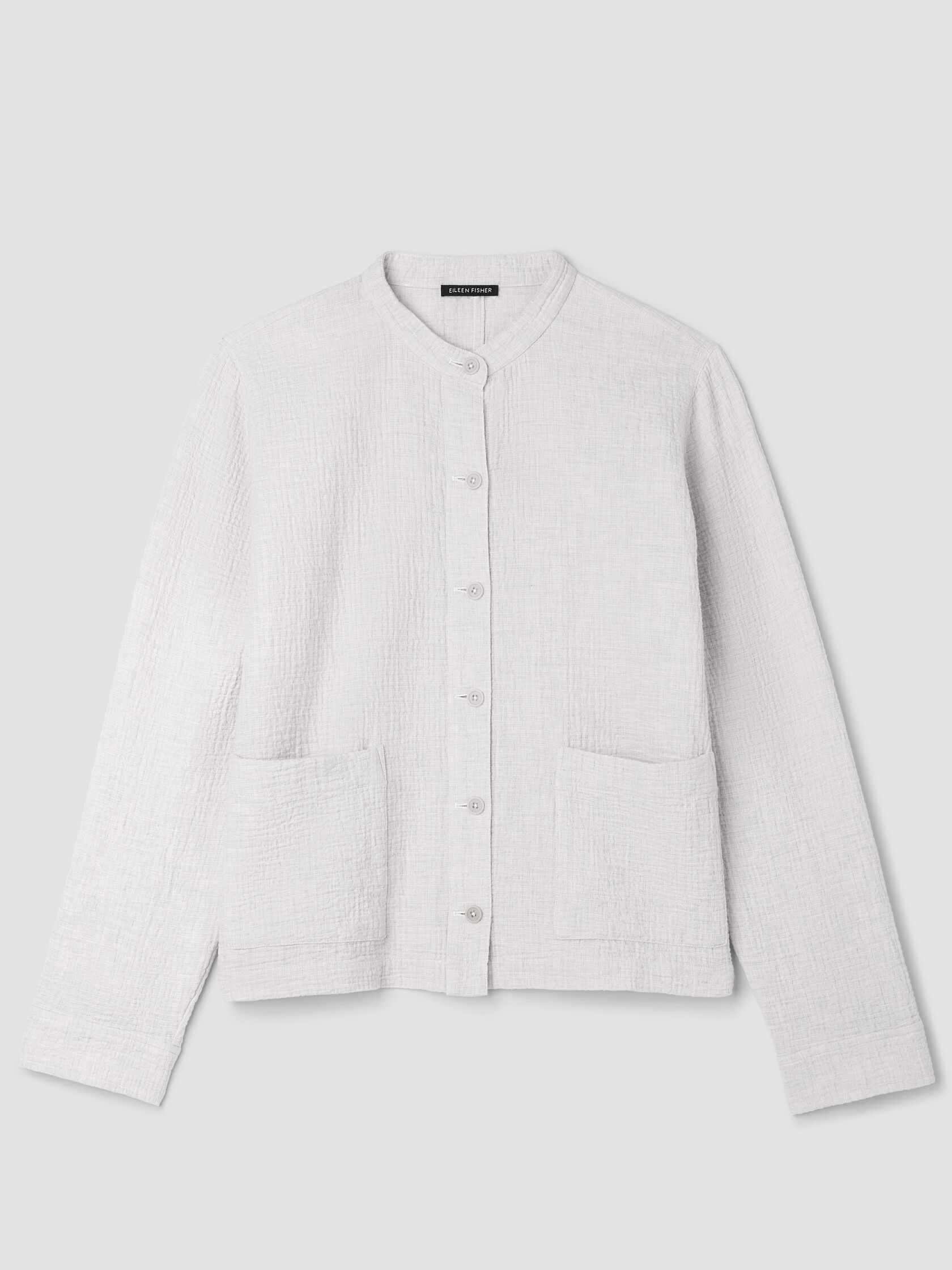 Organic Cotton Doubleweave Shirt Jacket
