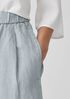 Garment-Dyed Organic Linen Lantern Pant