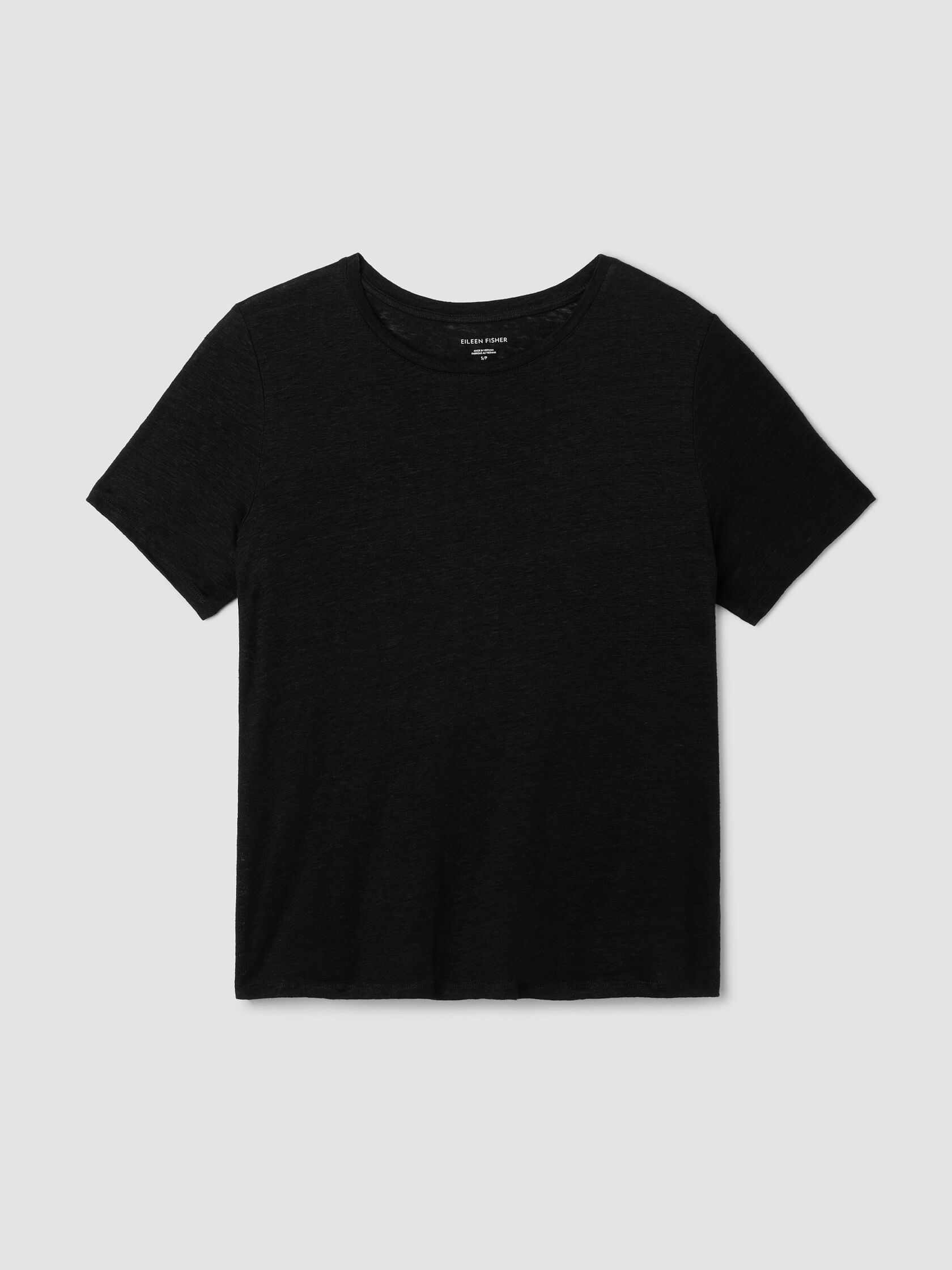 Organic Linen Jersey Crew Neck Tee