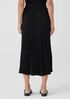 Crushed Silk Maxi Skirt