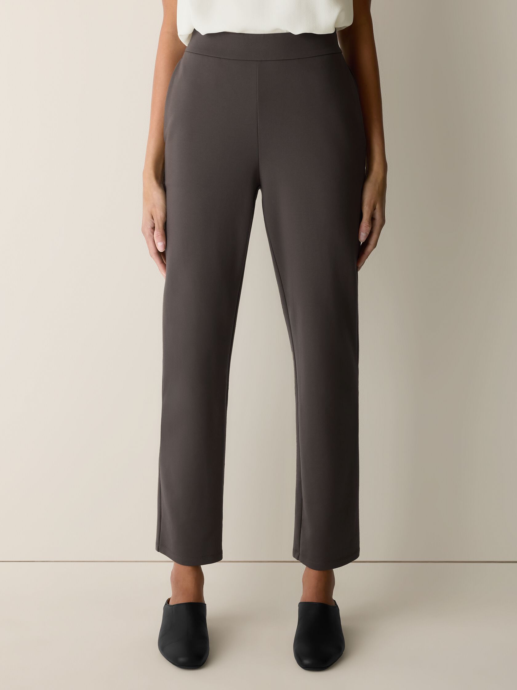 Washable Flex Ponte Slim Pant