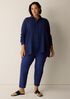 Washable Stretch Crepe Slim Pant