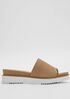 Touch Leather Flatform Sandal