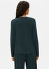 Stretch Silk Jersey V-Neck Tee