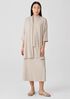Ribbed Organic Cotton Blend Jacket