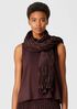 Crushed Silk Habutai Scarf