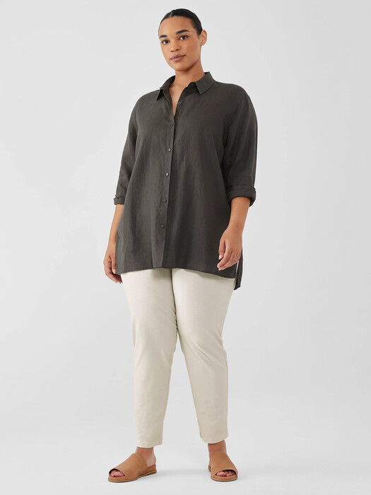 Washable Stretch Crepe Slim Pant