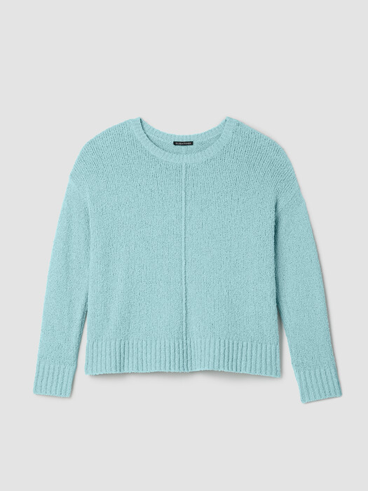 Cotton Fluff Crew Neck Top