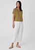 Pigment-Dyed Organic Cotton V-Neck Tee