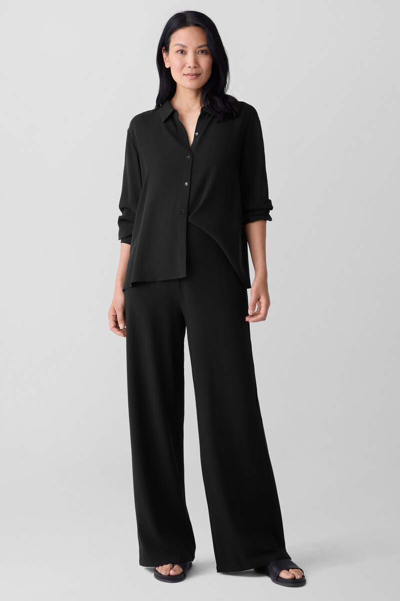 Stretch Jersey Knit Wide-Leg Pant Stretch Jersey Knit Wide-Leg Pant