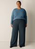Lightweight Ponte Wide-Leg Pant