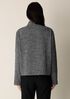 Organic Cotton Tweed Stand Collar Jacket